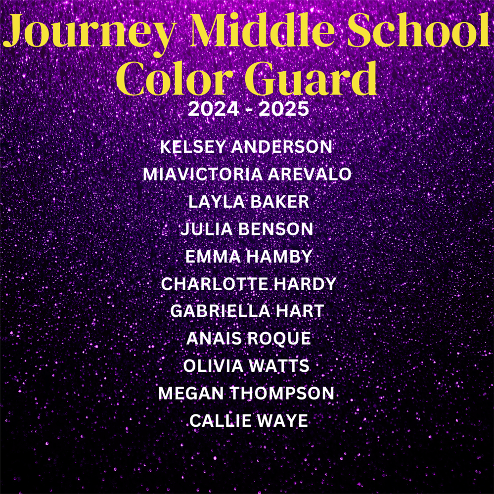 2024-2025 Color Guard Team